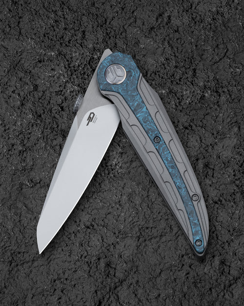Bestech Prydwen BT2409C Magnacut Blade Titanium Handle Frame Lock Folding Knife