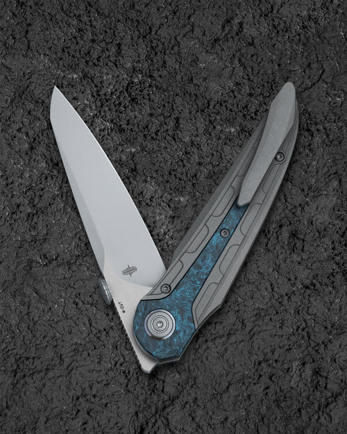 Bestech Prydwen BT2409C Magnacut Blade Titanium Handle Frame Lock Folding Knife