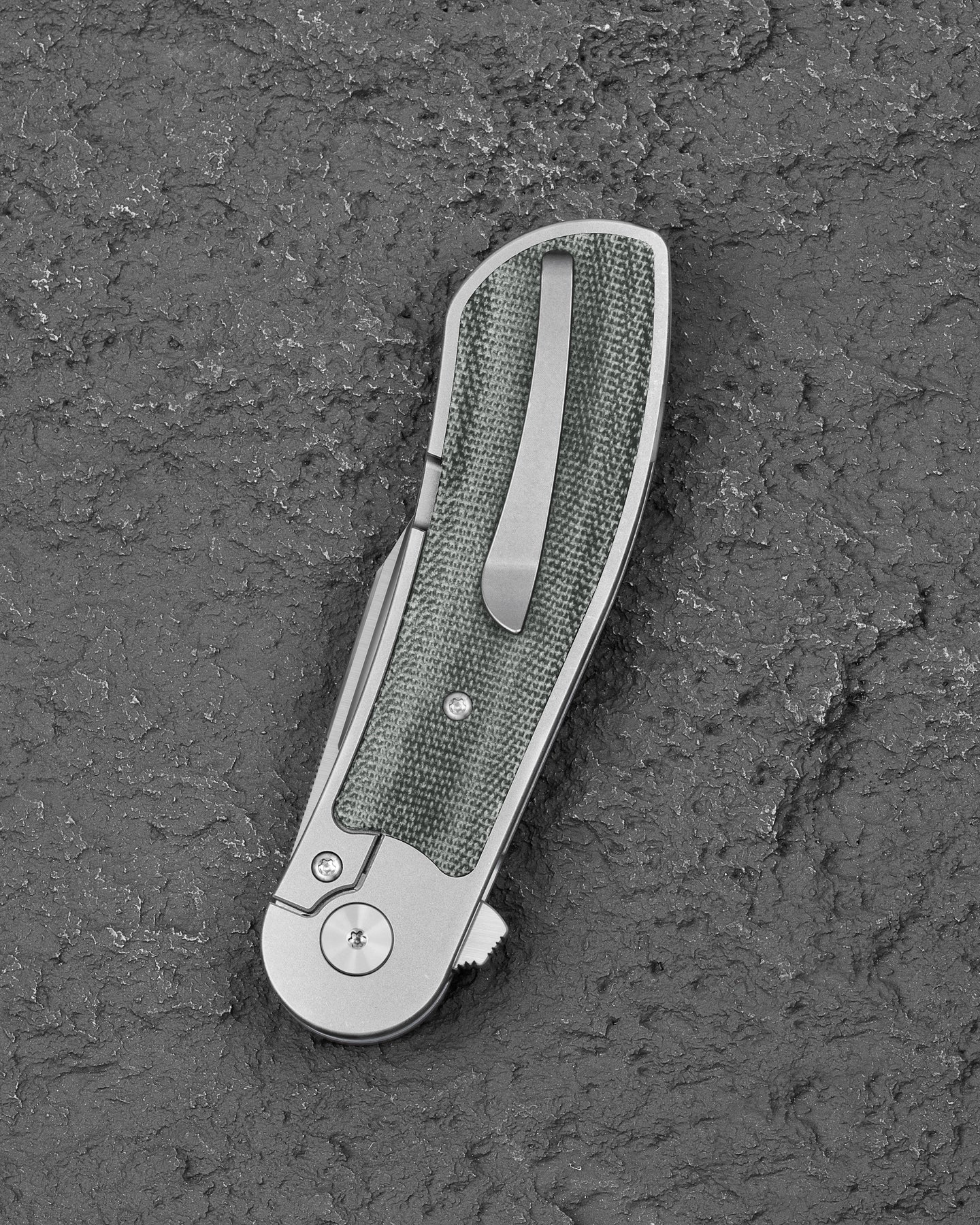 Bestech Vestige BT2411A MagnaCut Blade Titanium+Micarta Handle Frame Lock Folding Knife