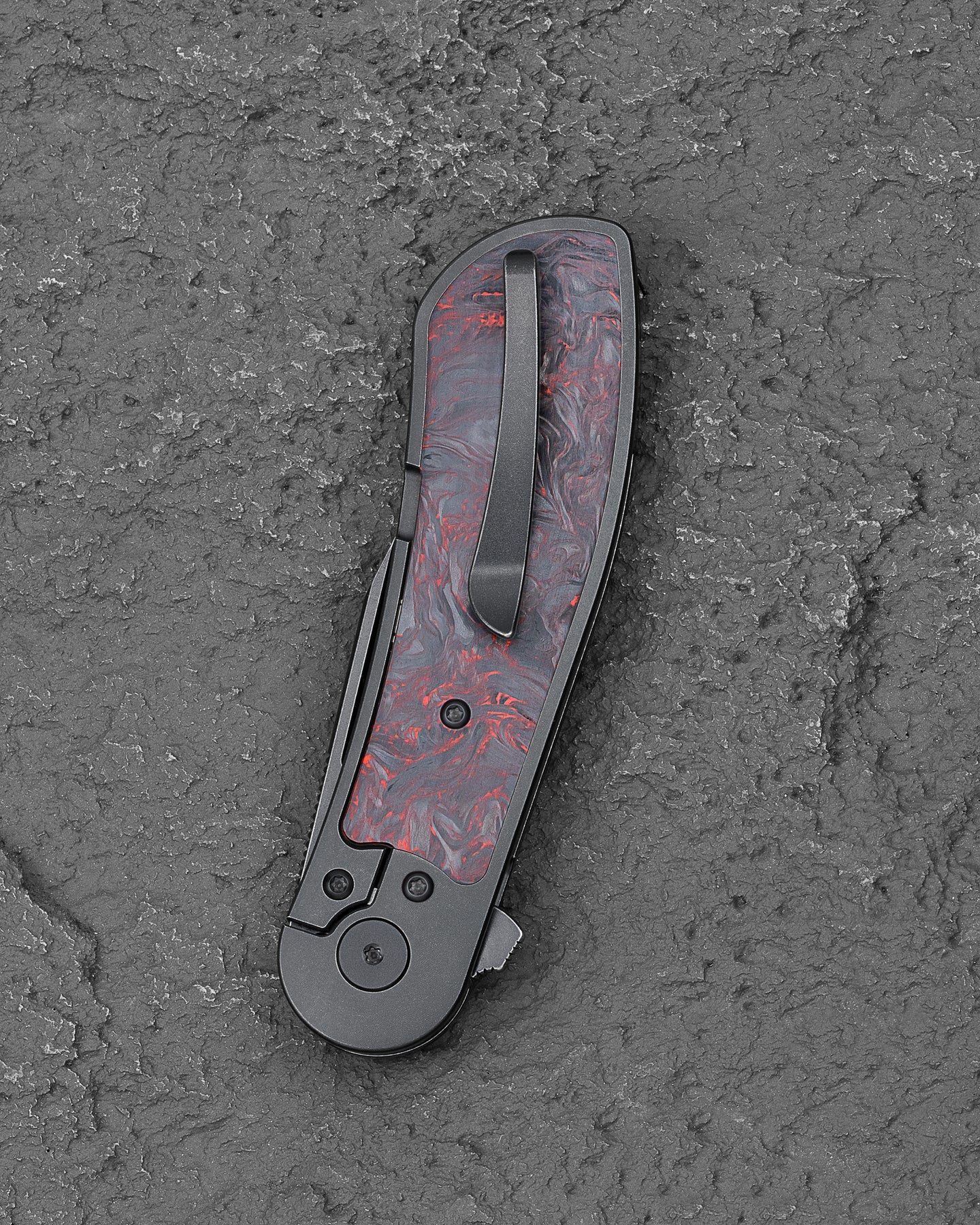 Bestech Vestige BT2411C MagnaCut Blade Titanium+Carbon Fiber Handle Frame Lock Folding Knife