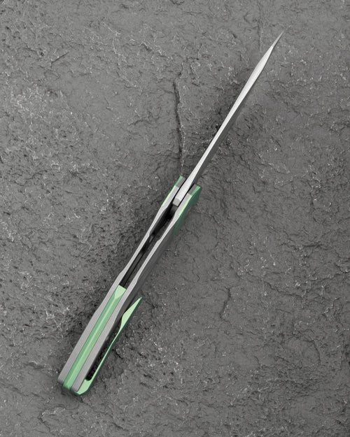 Bestech Excentrxc BT2412C M390 Blade Titanium Handle Frame Lock Folding Knife