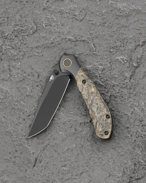 Bestech Constellation BT2501C Magnact Blade Titanium+Carbon Fiber Handle Frame Lock Folding Knife