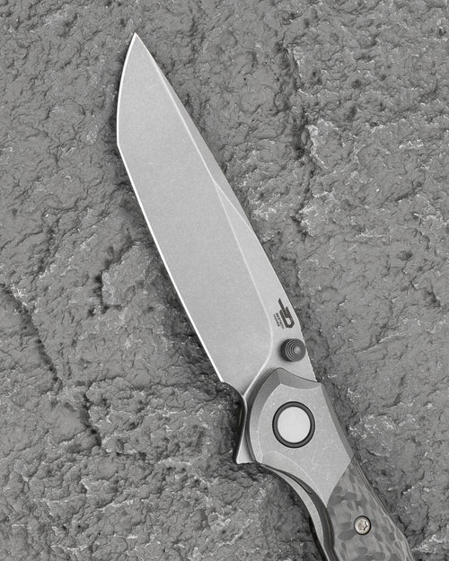 Bestech Constellation BT2501D Magnact Blade Titanium+Carbon Fiber Handle Frame Lock Folding Knife