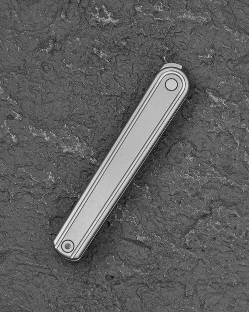 Bestech INK BT2502A MagnaCut Blade Silver Titanium Handle Liner Lock Folding Knife