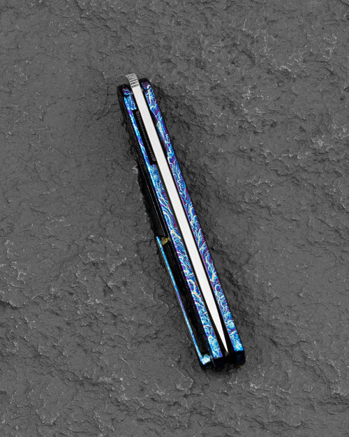 Bestech INK BT2502E MagnaCut Blade Anodizing Titanium Handle Liner Lock Folding Knife