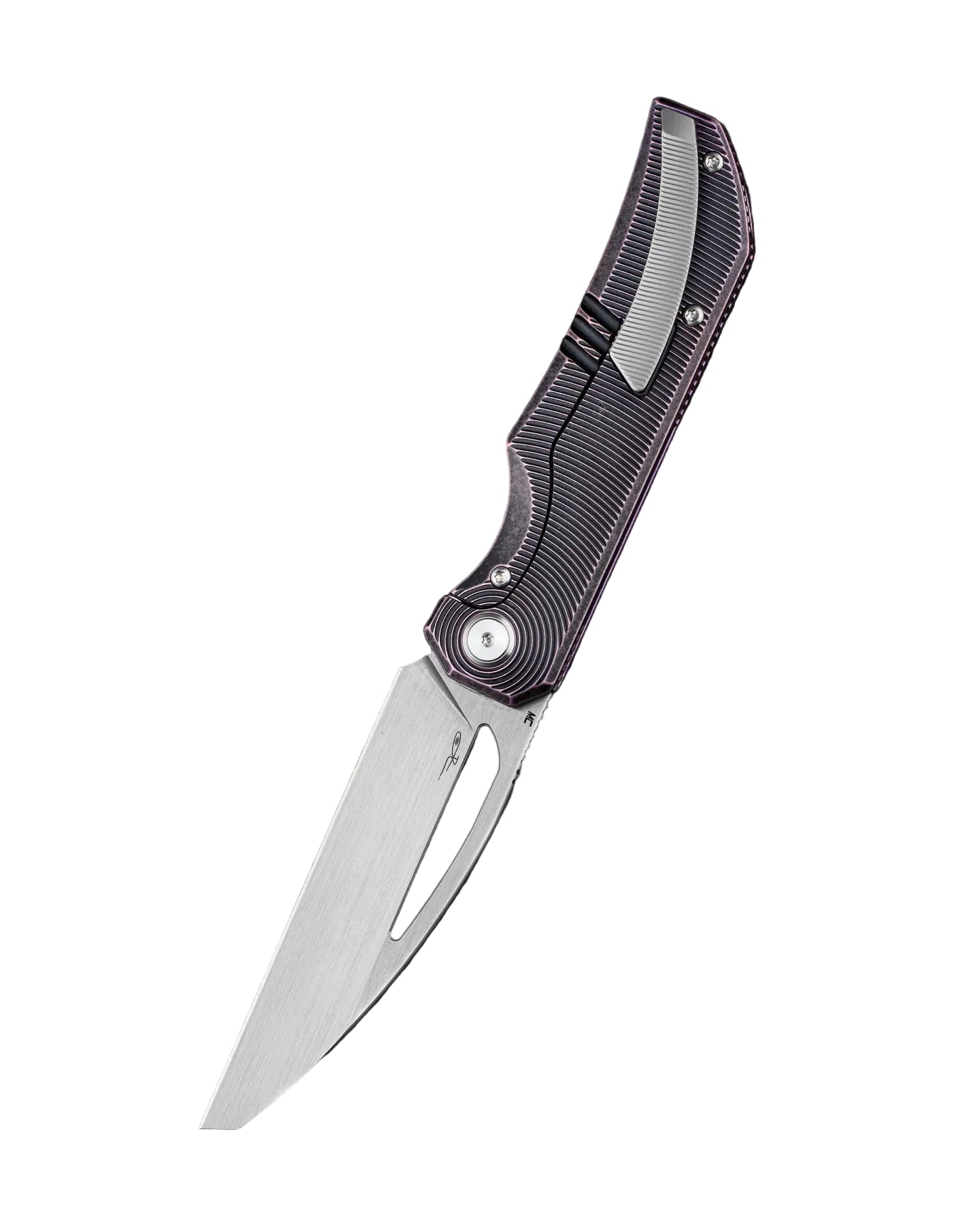 Bestech Taipan BT2503H Hollow Grinds MagnaCut Blade Titanium Handle Frame Lock Folding Knife
