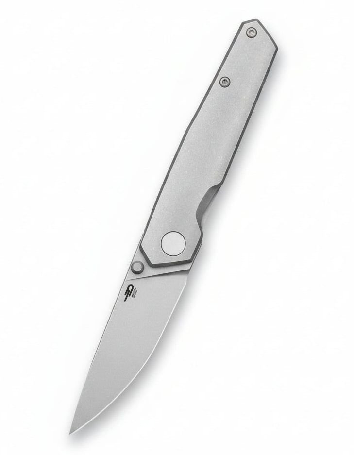 Bestech VK-KUZE BT2504B MagnaCut Blade Titanium Handle Frame Lock Folding Knife