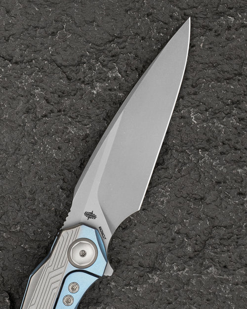 Bestech Wet Nellie BT2505A MagnaCut Blade Titanium Handle Button Frame Lock