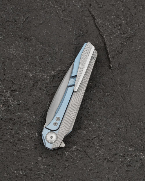 Bestech Wet Nellie BT2505A MagnaCut Blade Titanium Handle Button Frame Lock