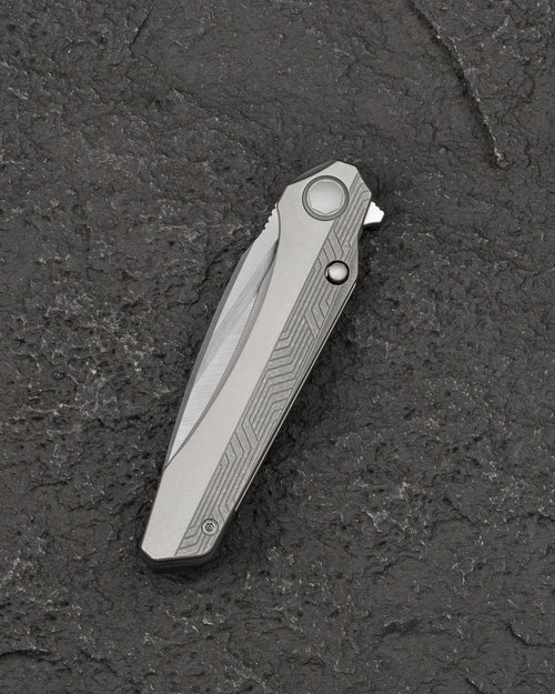 Bestech Wet Nellie BT2505B MagnaCut Blade Titanium Handle Button Frame Lock