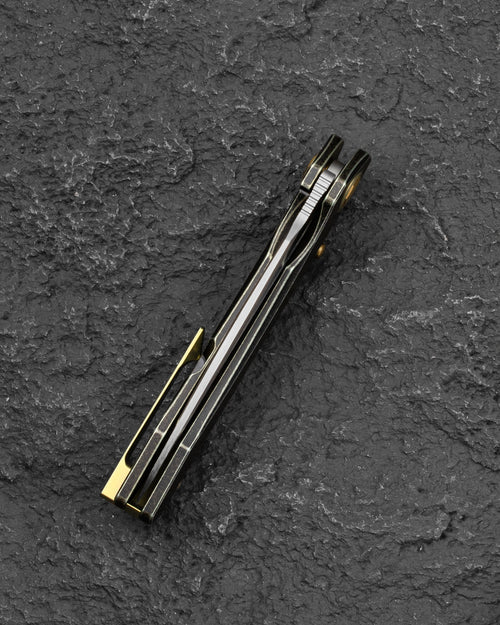 Bestech Wet Nellie BT2505C MagnaCut Blade Titanium Handle Button Frame Lock