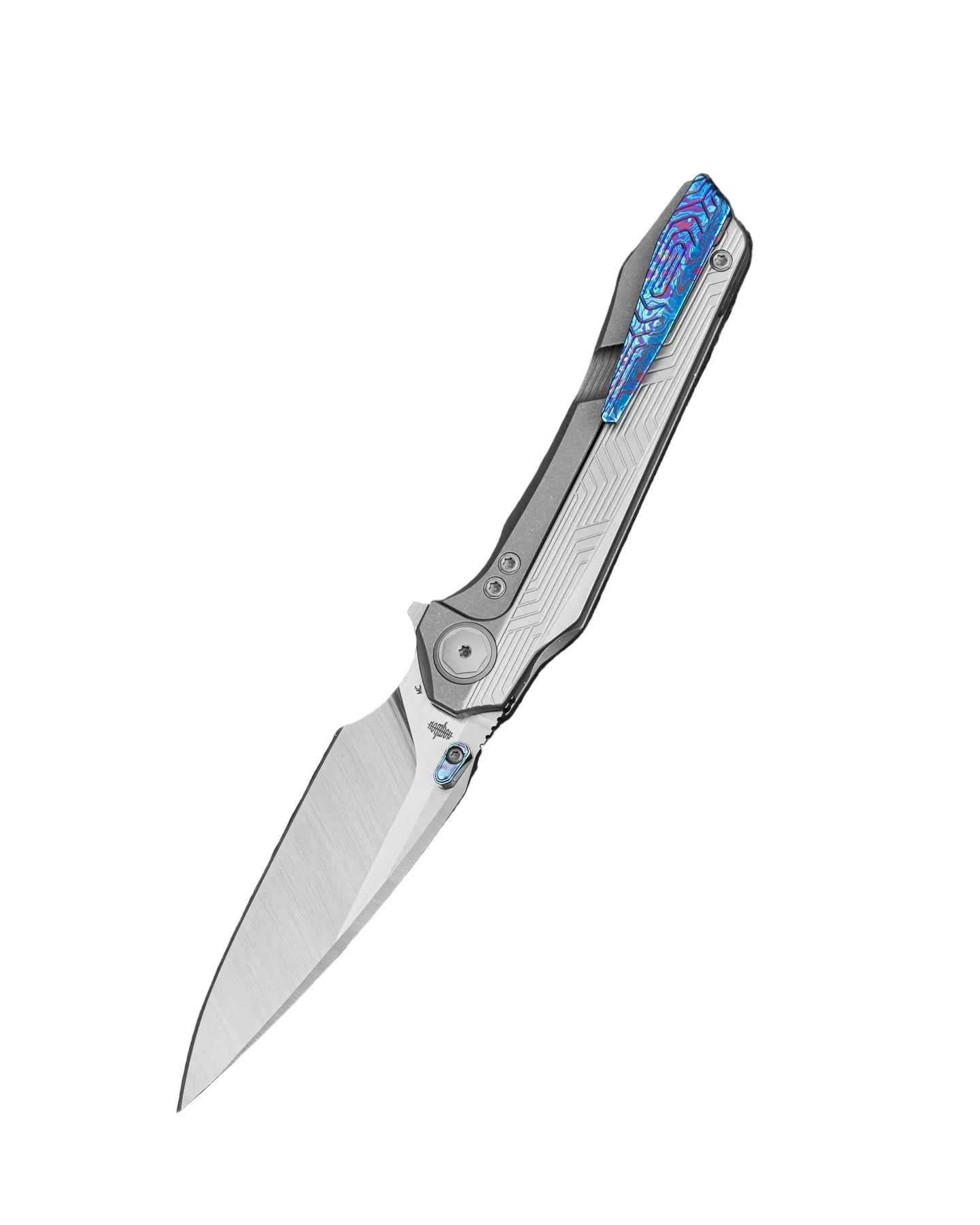 Bestech Wet Nellie BT2505E MagnaCut Blade Titanium Handle Button Frame Lock Folding Knife