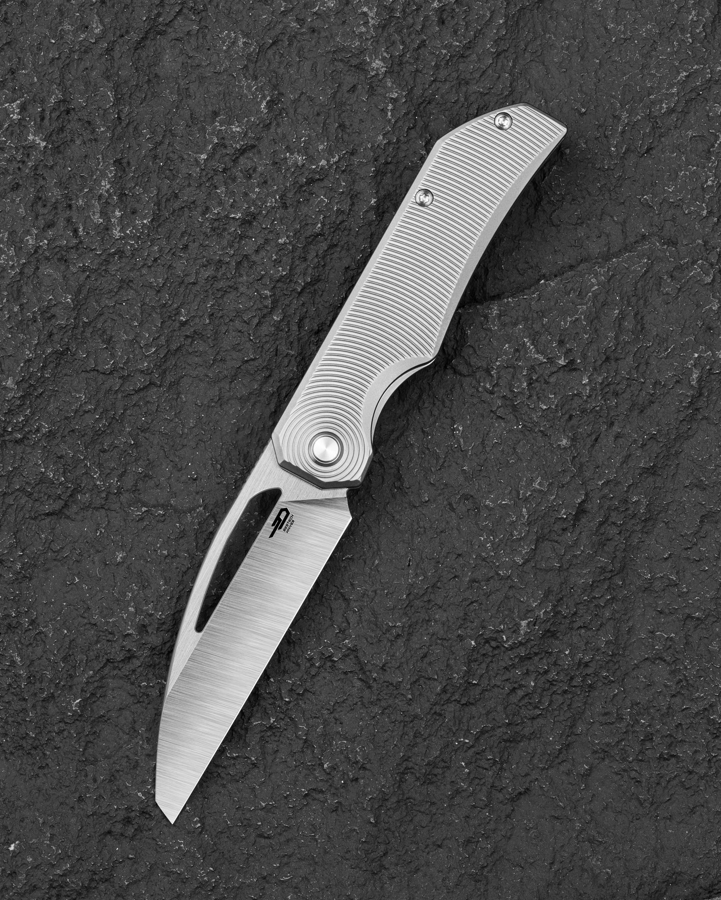 Bestech Mini Taipan BT2603C MagnaCut Blade Titanium Handle Frame Lock Folding Knife