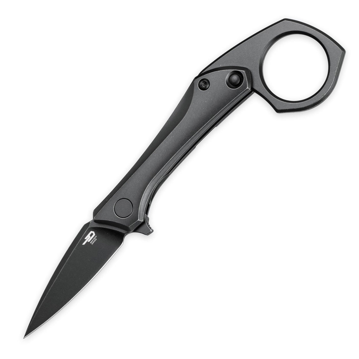 Bestech DUCI BT2605C Black CPM-20CV Blade Titanium Handle Frame Lock Folding Knives