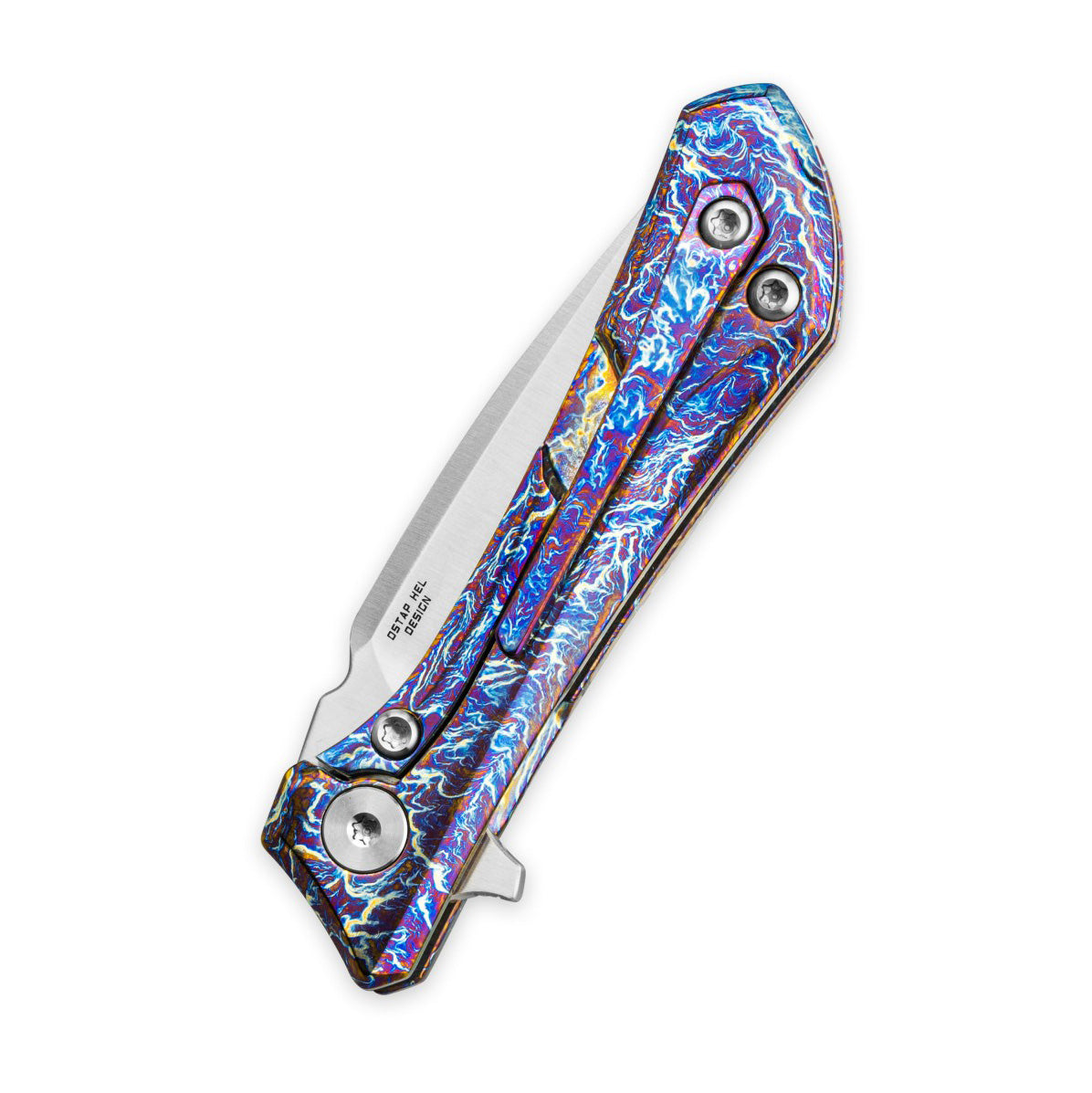 Bestech DUCI BT2605D Black CPM-20CV Blade Titanium Handle Frame Lock Folding Knives