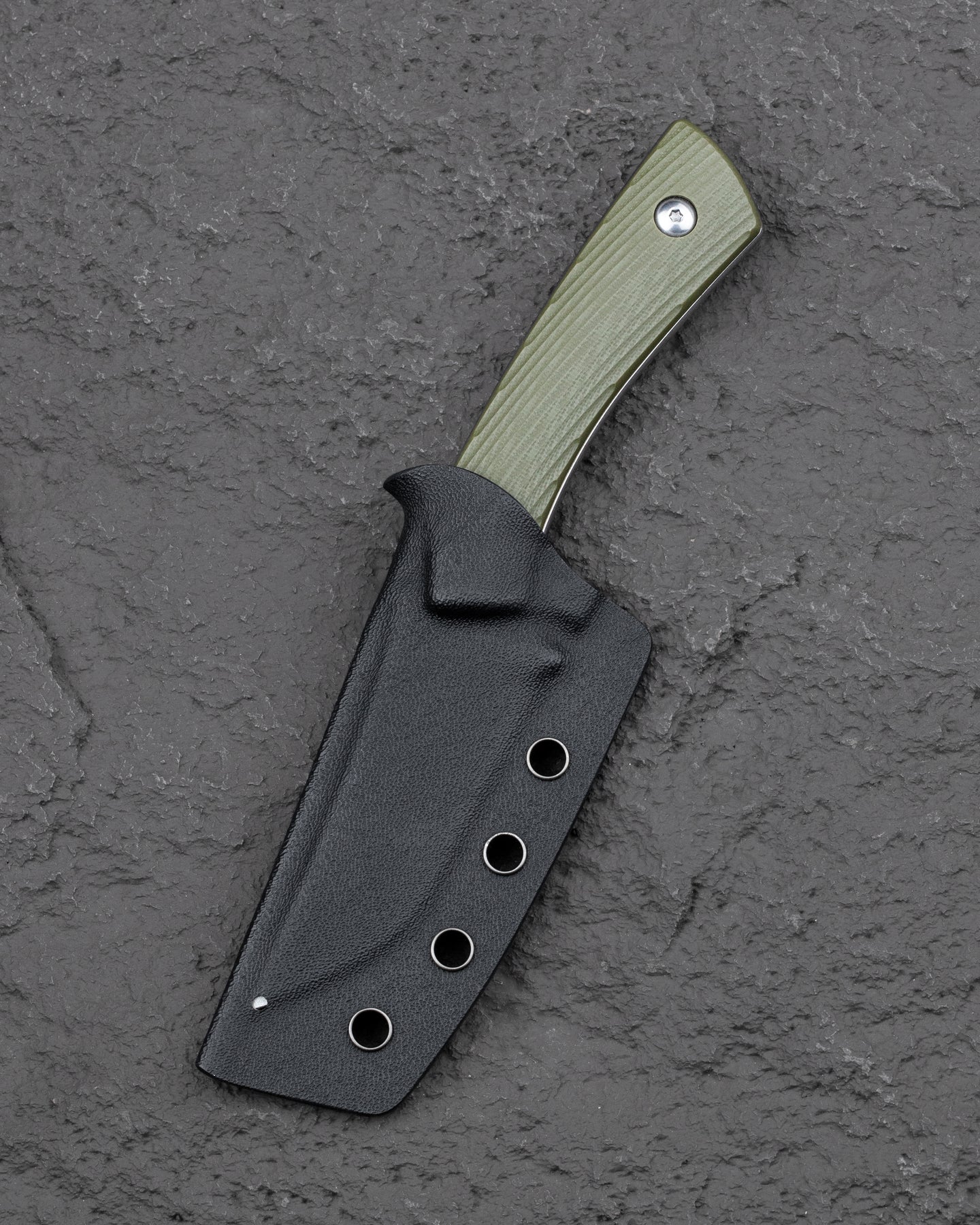 Bestech Step BFK06B D2 Blade Green G10 Handle with Kydex Sheath Fixed Blade Knife