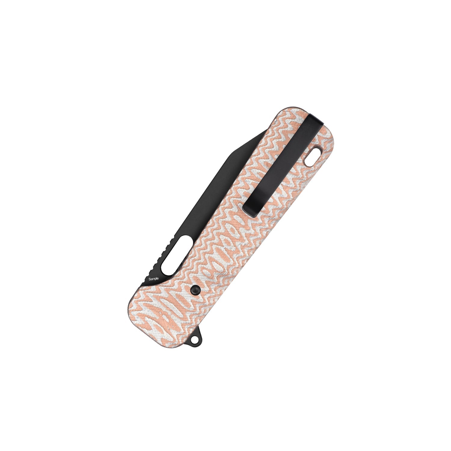 QSP Chameleon QS180-C2 14C28N Blade G10 with Copper and Aluminum Foil Handle Liner Lock Folding Knife