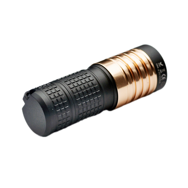 Manker Flashlight E14 IV Brightest EDC Flashlight Dual Use 18650 and 18350 Battery