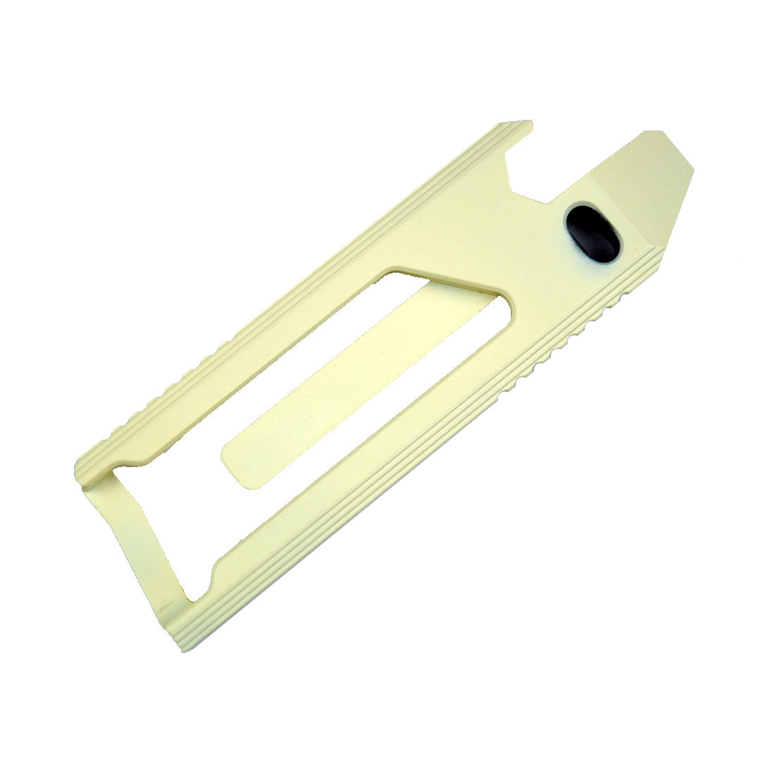SnakeSword Honey Badger II Titanium Alloy Utility Knife White Cerakote Limied