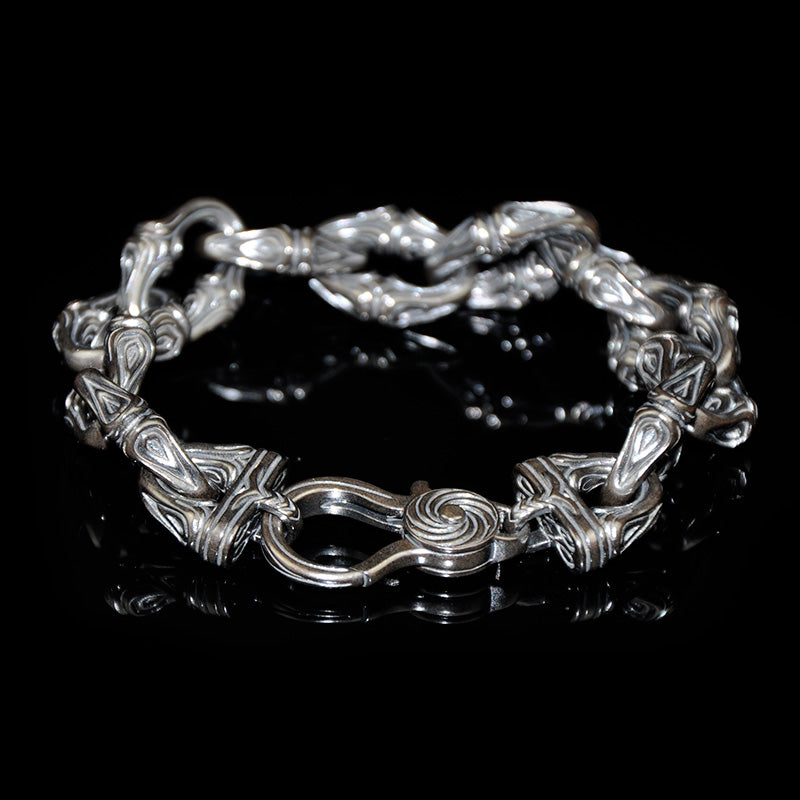 DYQ Jewelry Sirte 925 Silver Bracelets For Men Gentleman Bracelet