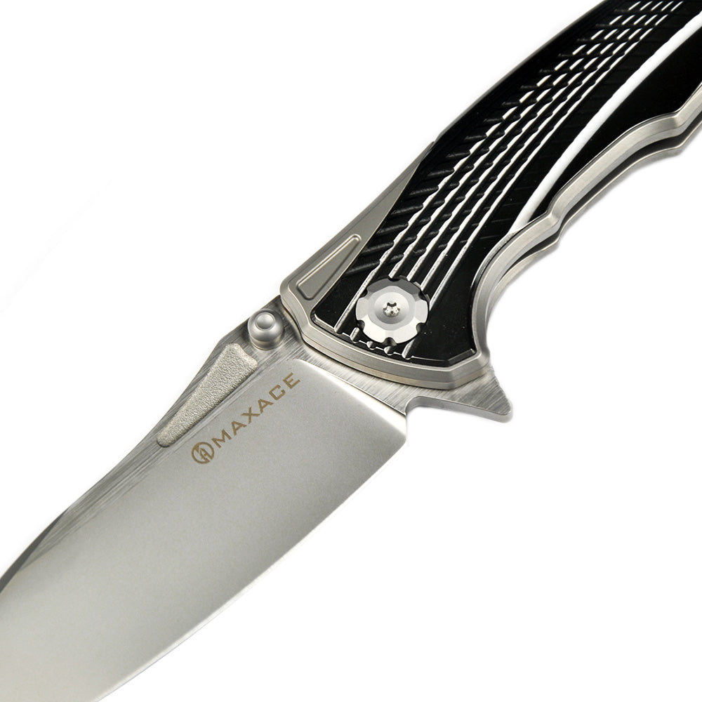Maxace Corvus-III MC301 M390 Blade Titanium With Zirconium Handle Frame Lock Folding Knife
