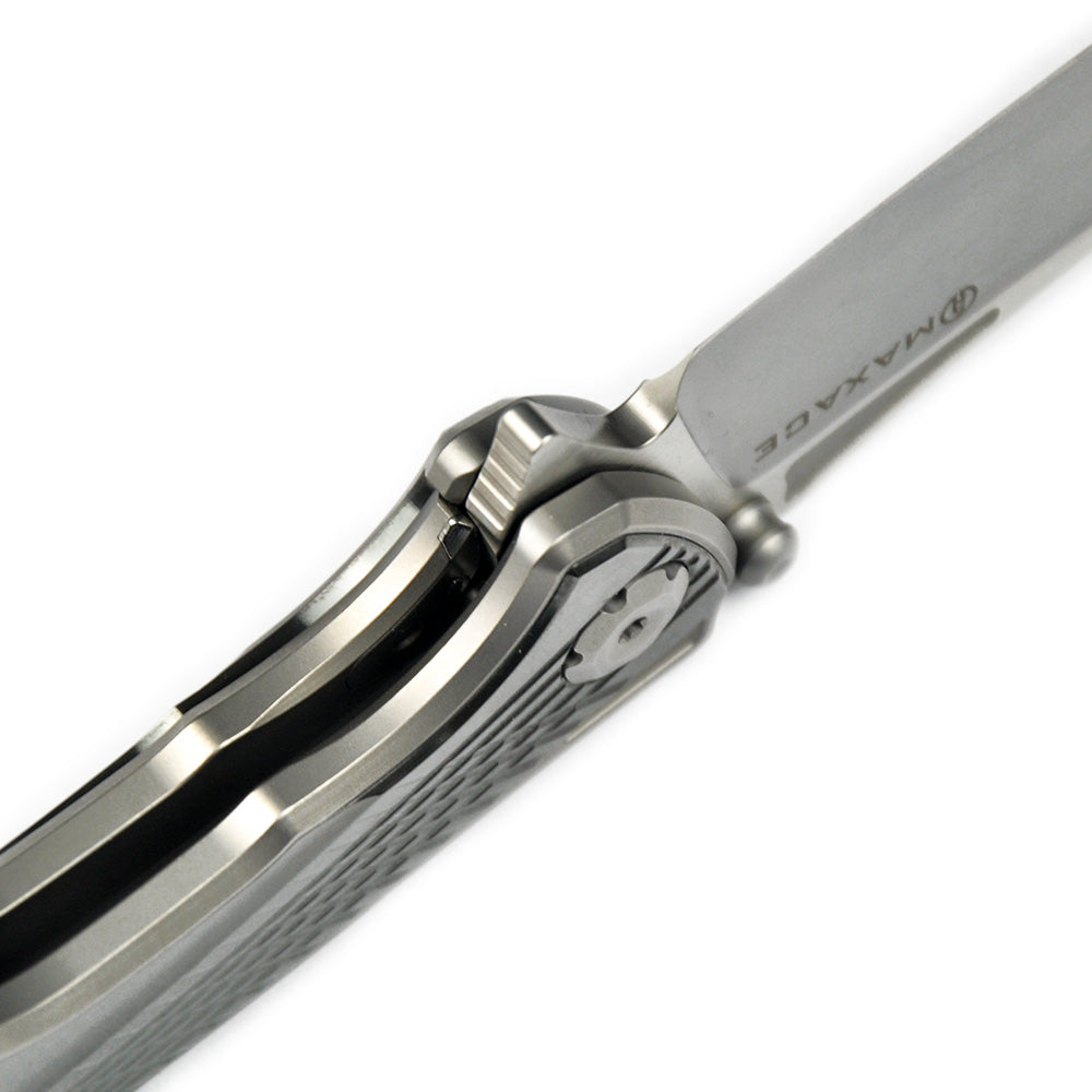 Maxace Corvus-III MC301 M390 Blade Titanium With Zirconium Handle Frame Lock Folding Knife