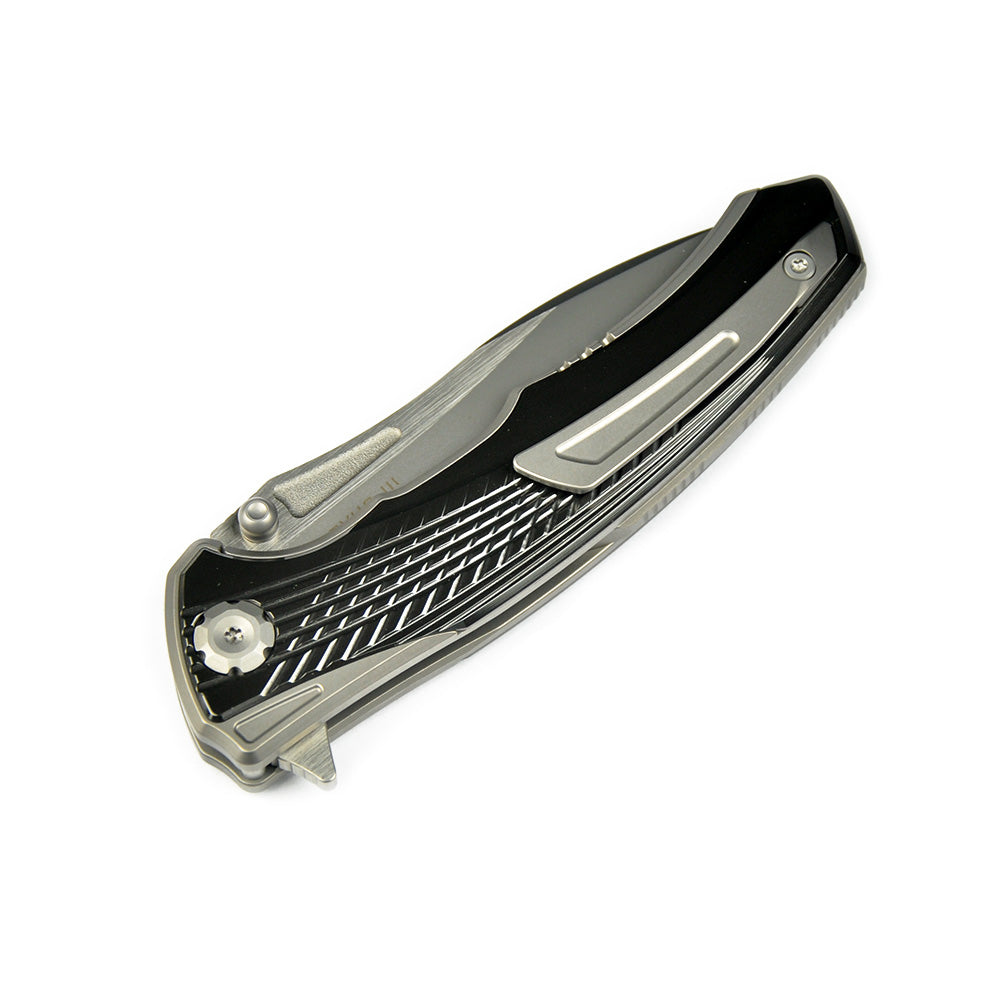 Maxace Corvus-III MC301 M390 Blade Titanium With Zirconium Handle Frame Lock Folding Knife