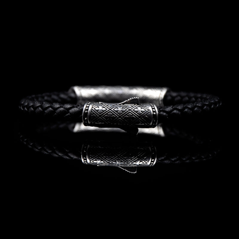 DYQ Jewelry Multiply Cowhide woven Bracelet mens leather bracelets designer
