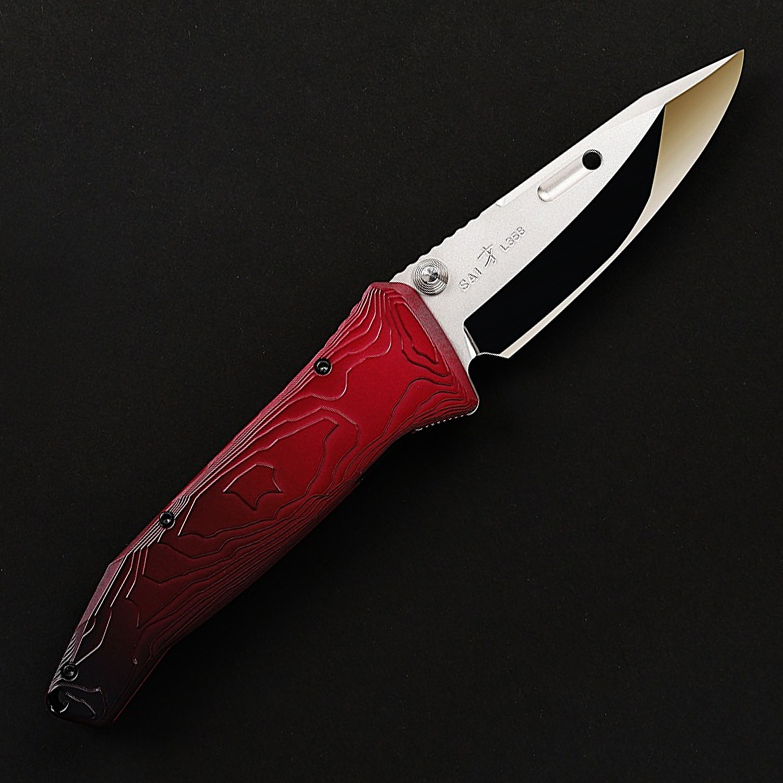 Rockstead SAI-ZDP (AWR) ZDP-189 BLade Claret Titanium Handle Folding Knives Collect