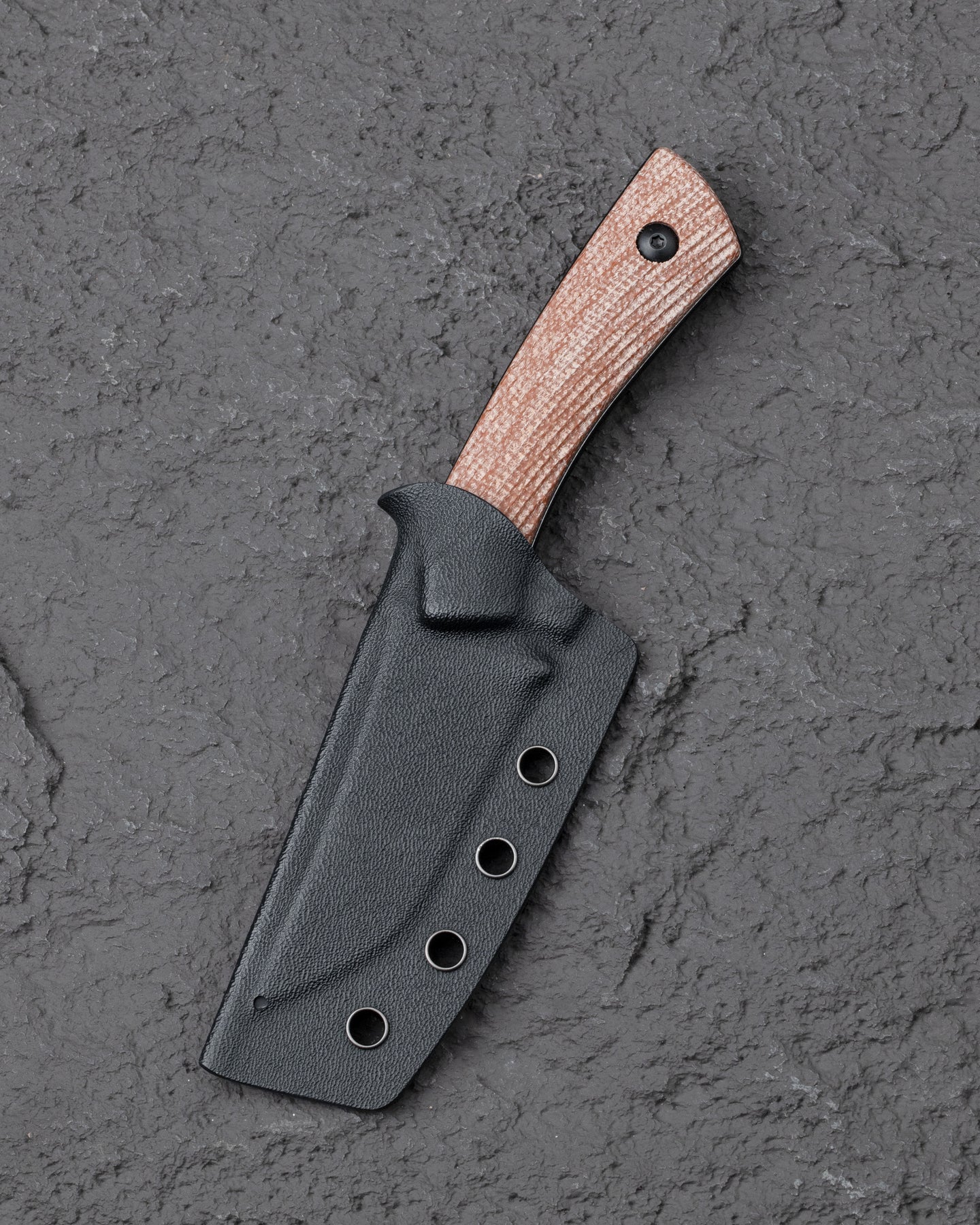 Bestech Step BFK06D D2 Blade Brown Micarta Handle with Kydex Sheath Fixed Blade Knife