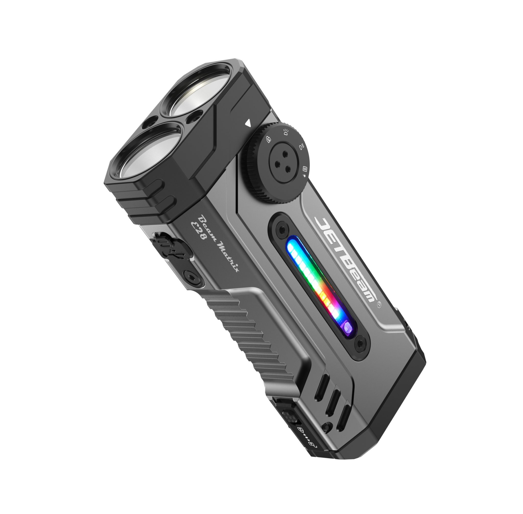 Jetbeam E28 3300 Lumens All in 1 Flashlight EDC RGB Laser Rechargeable