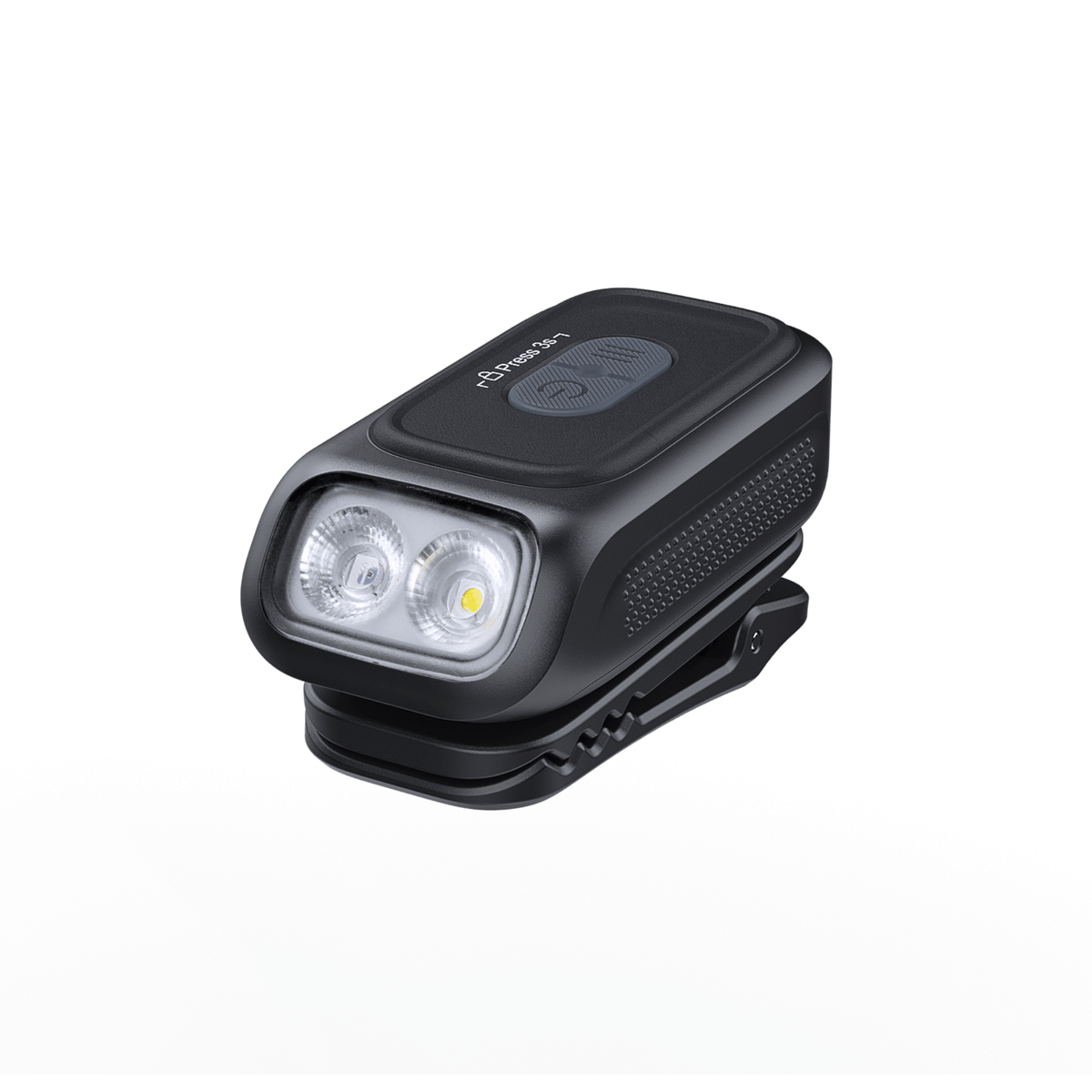 Fenix E04R Linterna giratoria con clip para herramientas EDC (Negra)