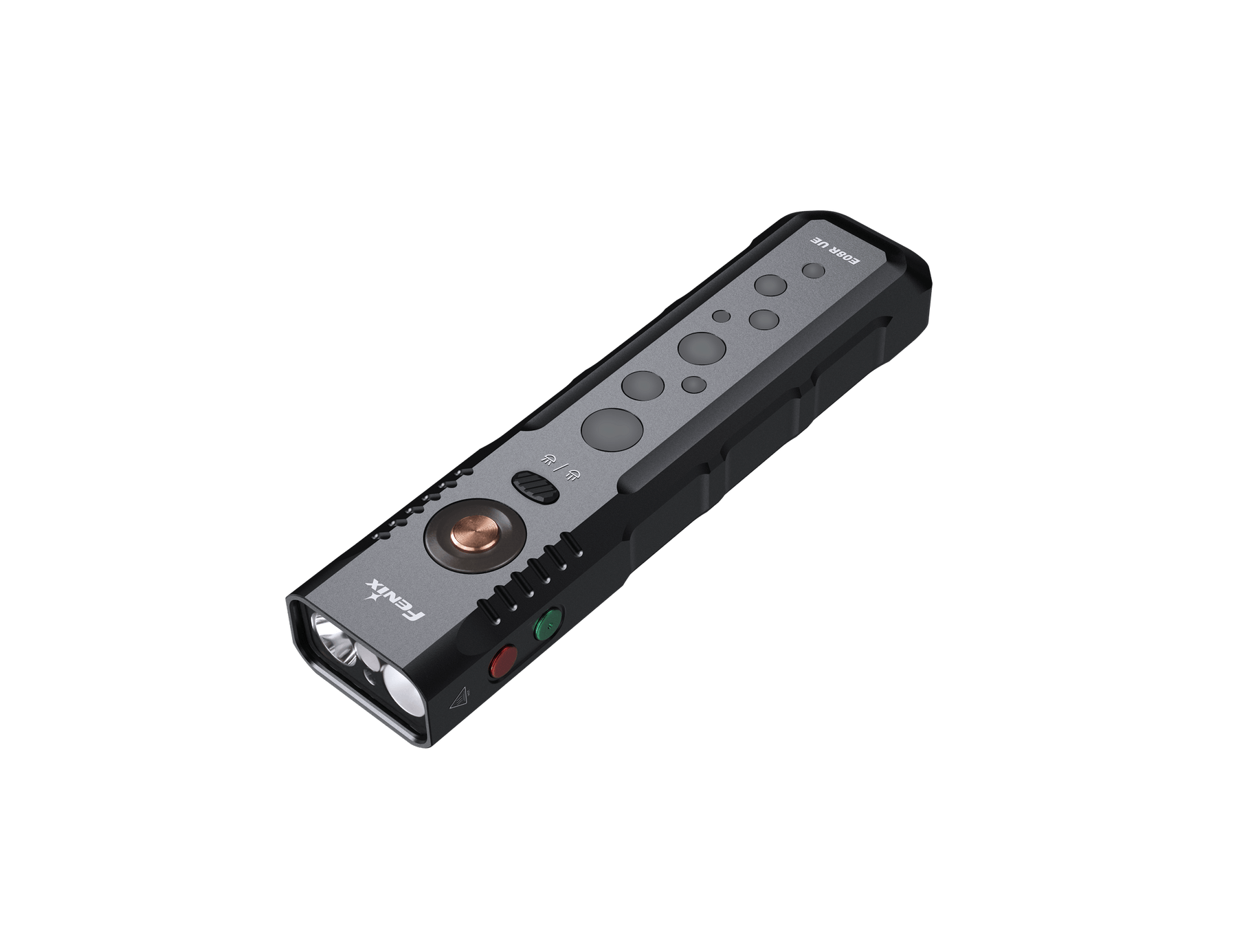 Fenix E08R UE Black Multi-Light EDC Flashlight With Red Light & Green Laser