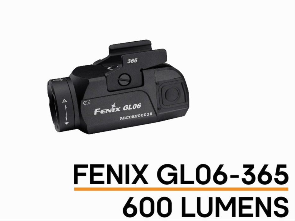 Fenix GL06-365 Pocket Pistol Quick-Detach Tactical Light LED - 600 Lumens