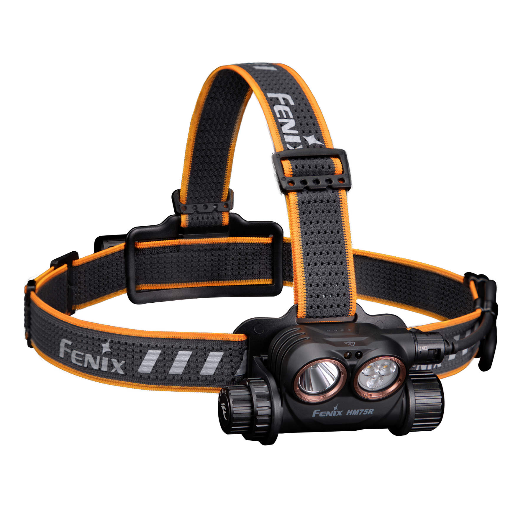 Fenix HM75R Rechargeable Industrial Headlamp - 1600 Lumens Split head-mounted industrial headlight