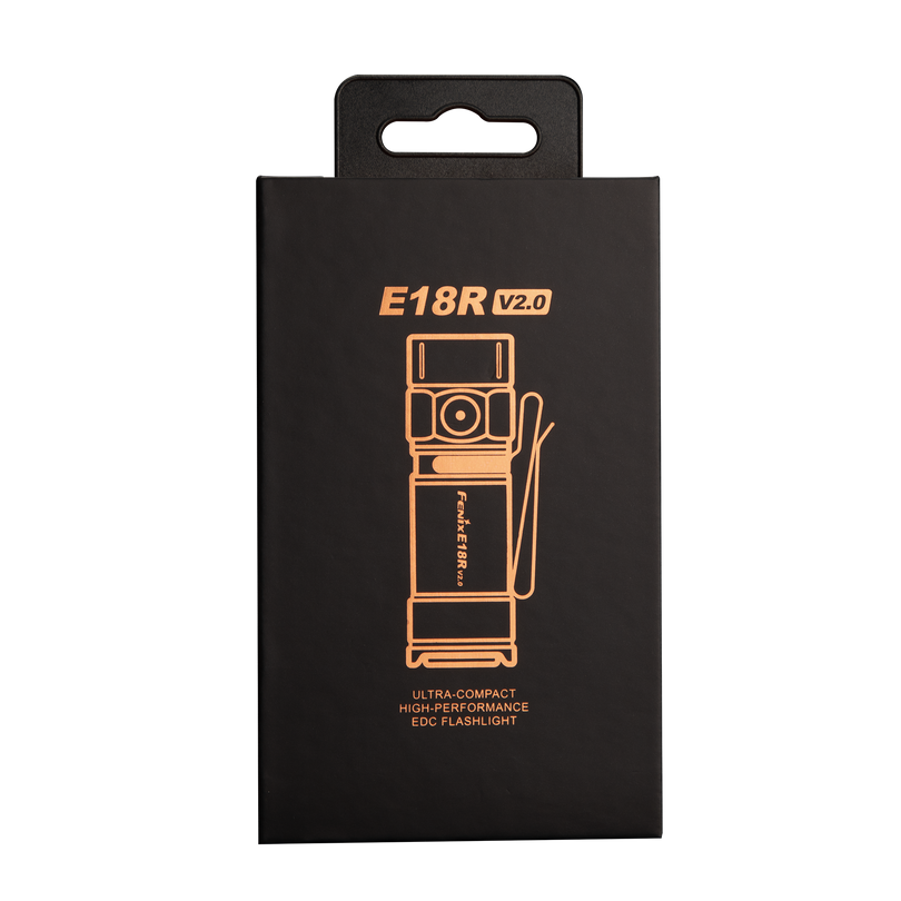 Fenix E18R V2 Rechargeable LED Mini Portable EDC Flashlight