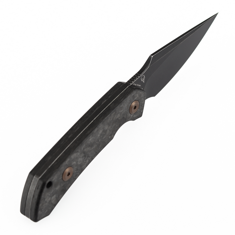 Kansept Fenrir G3034A1 D2 Blade Shred Carbon Fiber Handle Fixed Blade Knife