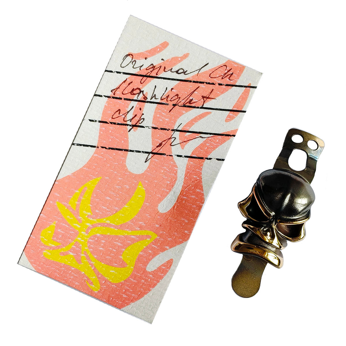 Cpprhd Skull Flashlight Clip For Hanko, CWF, Laulima, Okluma