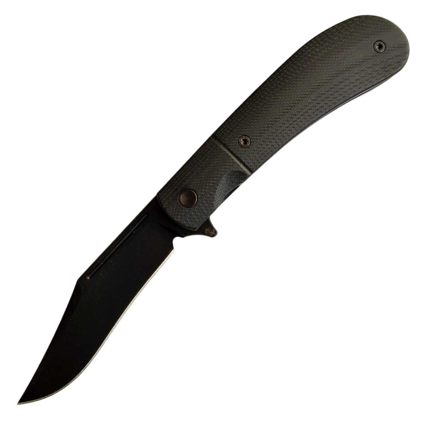 Sao Knives Pocket Knife Black CPM-20CV Blade G10 Handle Liner Lock SK2601-4