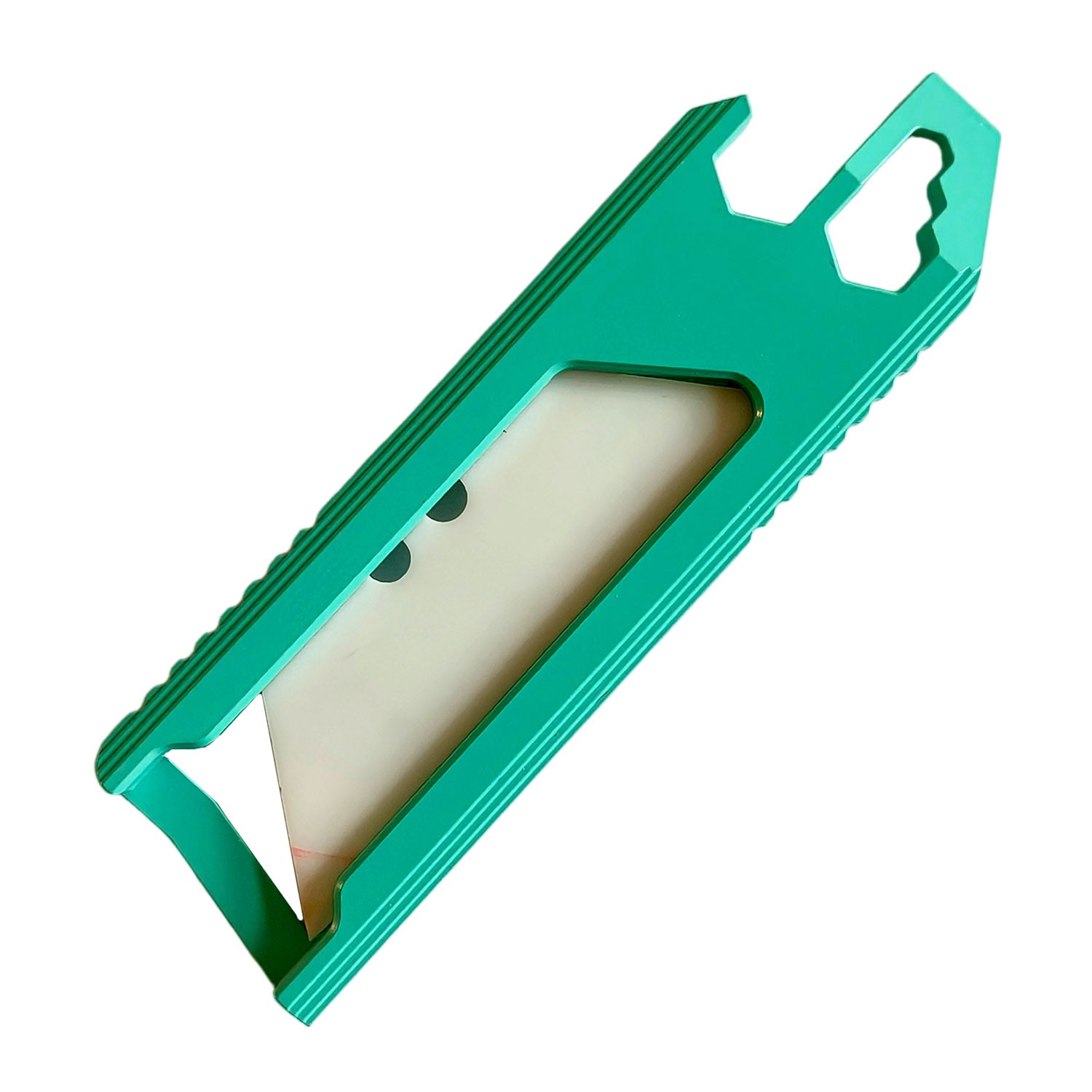 SnakeSword Honey Badger II Pro Titanium Integrated Utility knife Tiffany Blue