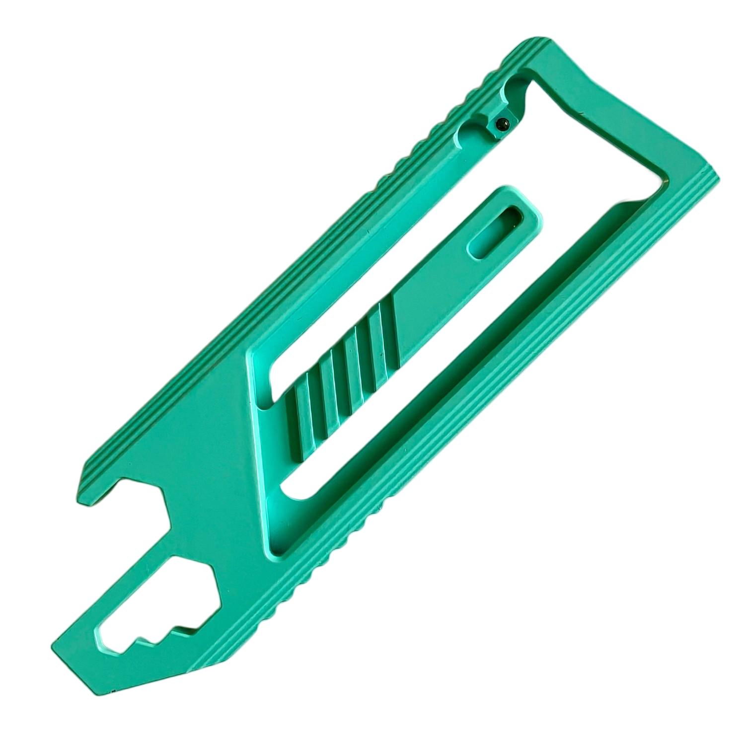 SnakeSword Honey Badger II Pro Titanium Integrated Utility knife Tiffany Blue