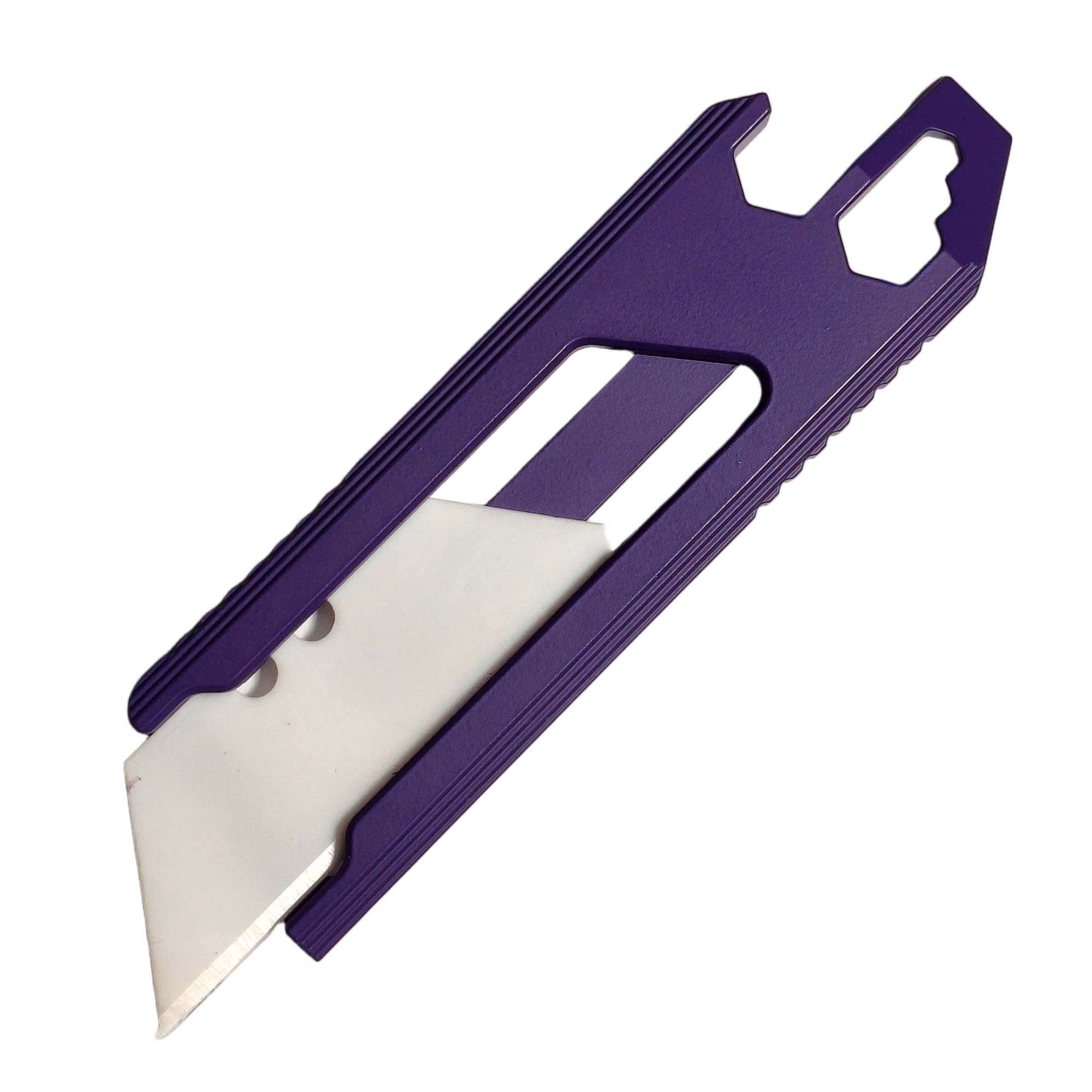SnakeSword Honey Badger Utility Knife II Pro Titanium Multi-Tool EDC Knife Purple