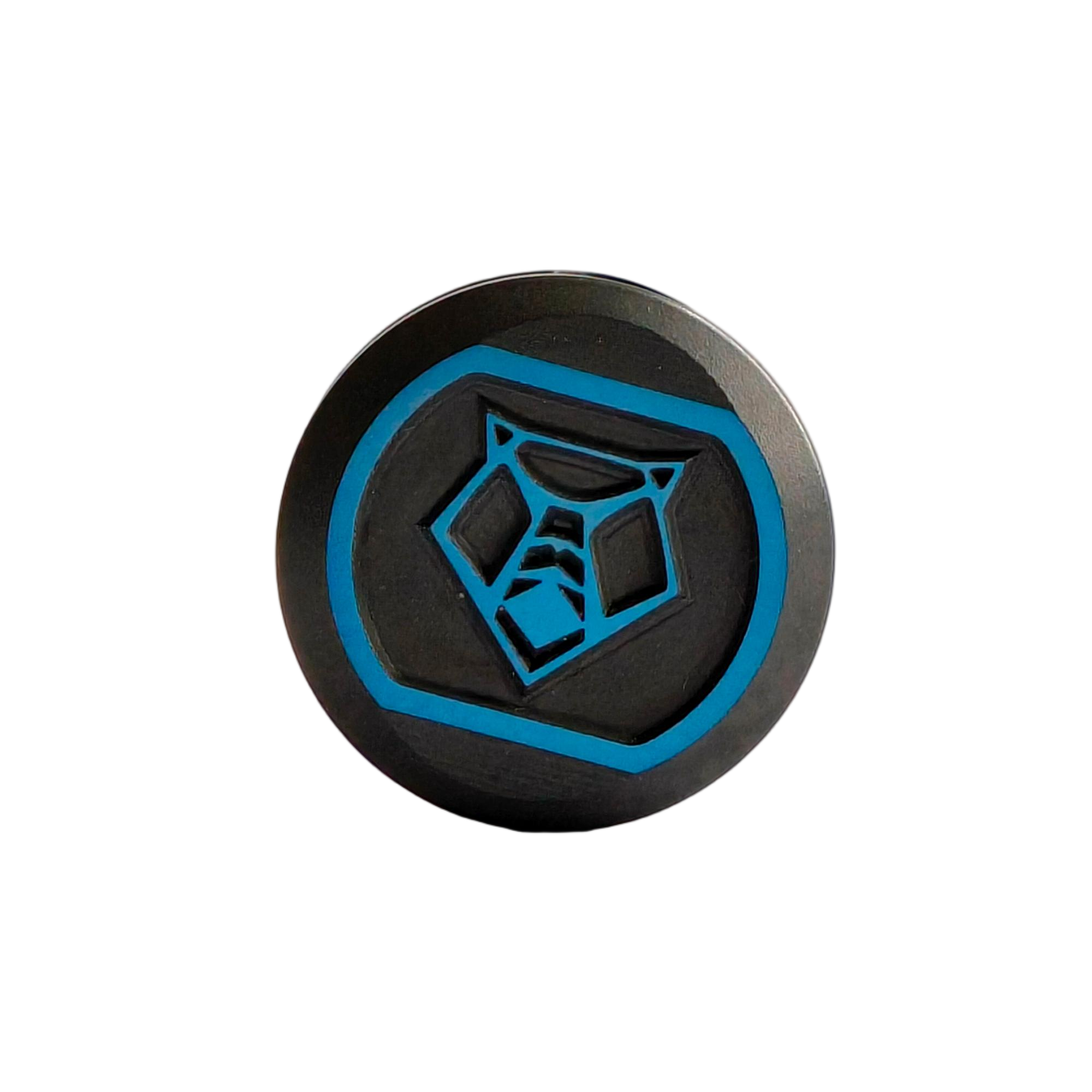 Shirogorov Bead Paracord Knife Lanyard Bead Blue 17mm