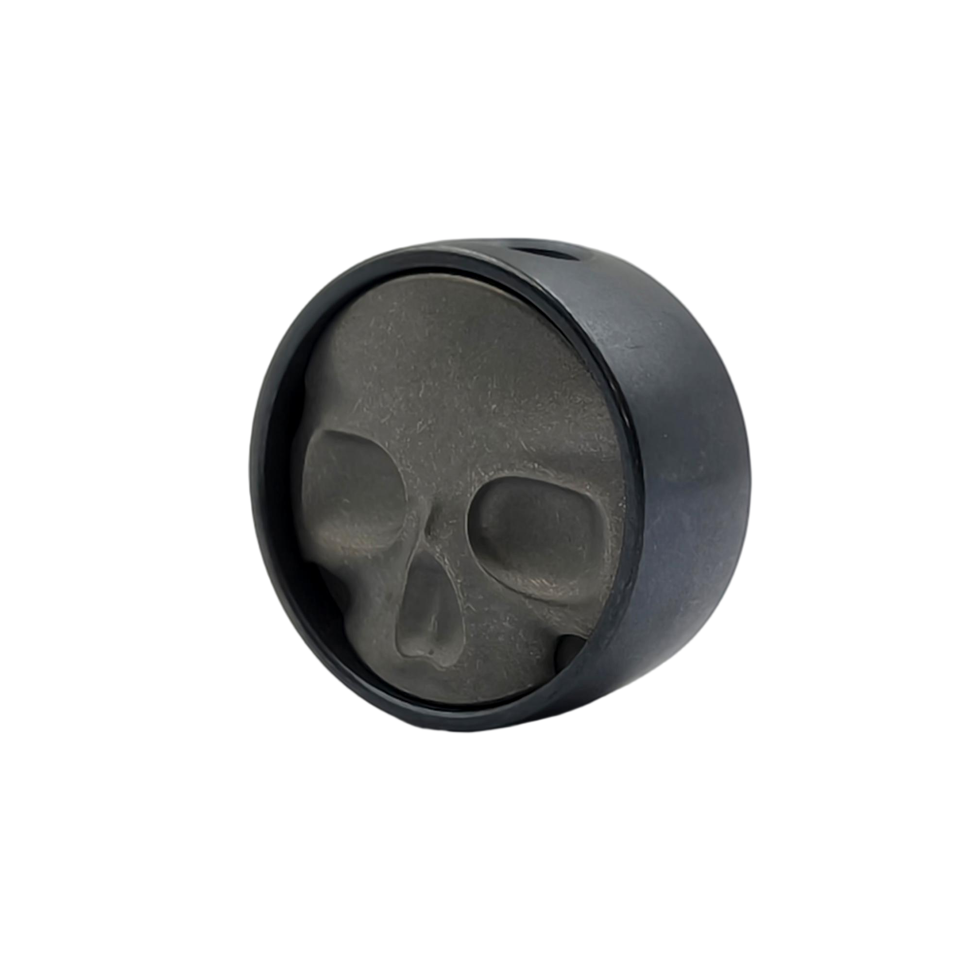 Cpprhd POP Bead Titanium Bottle Opener Limited Paracord Knife Lanyard Bead Stone Wash Black