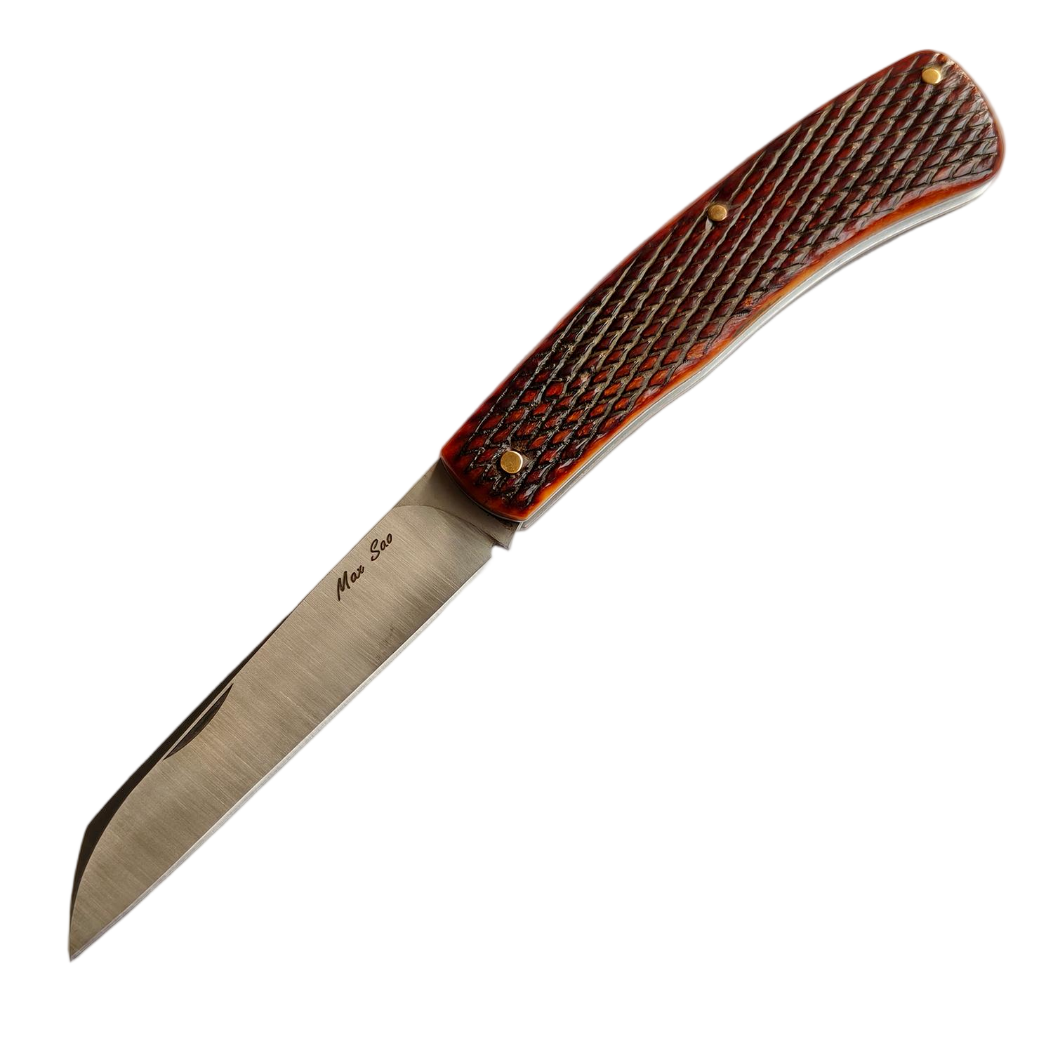 Sao Knife EDC Pocket Knife 14C28N Blade Bone Handle Folding Knives