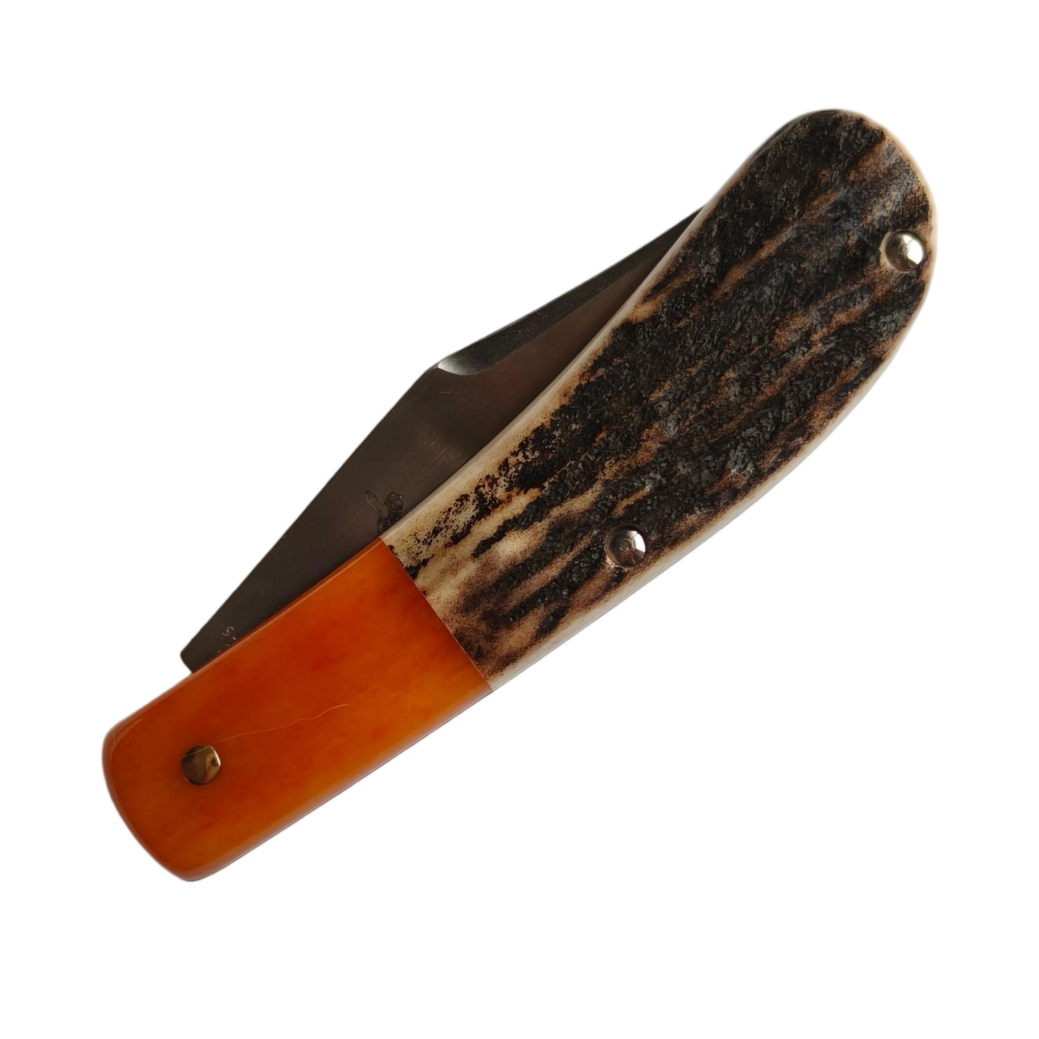 Sao Knife Pocket Knife CPM-154 Blade Deer antler stalk Handle SK260514-1