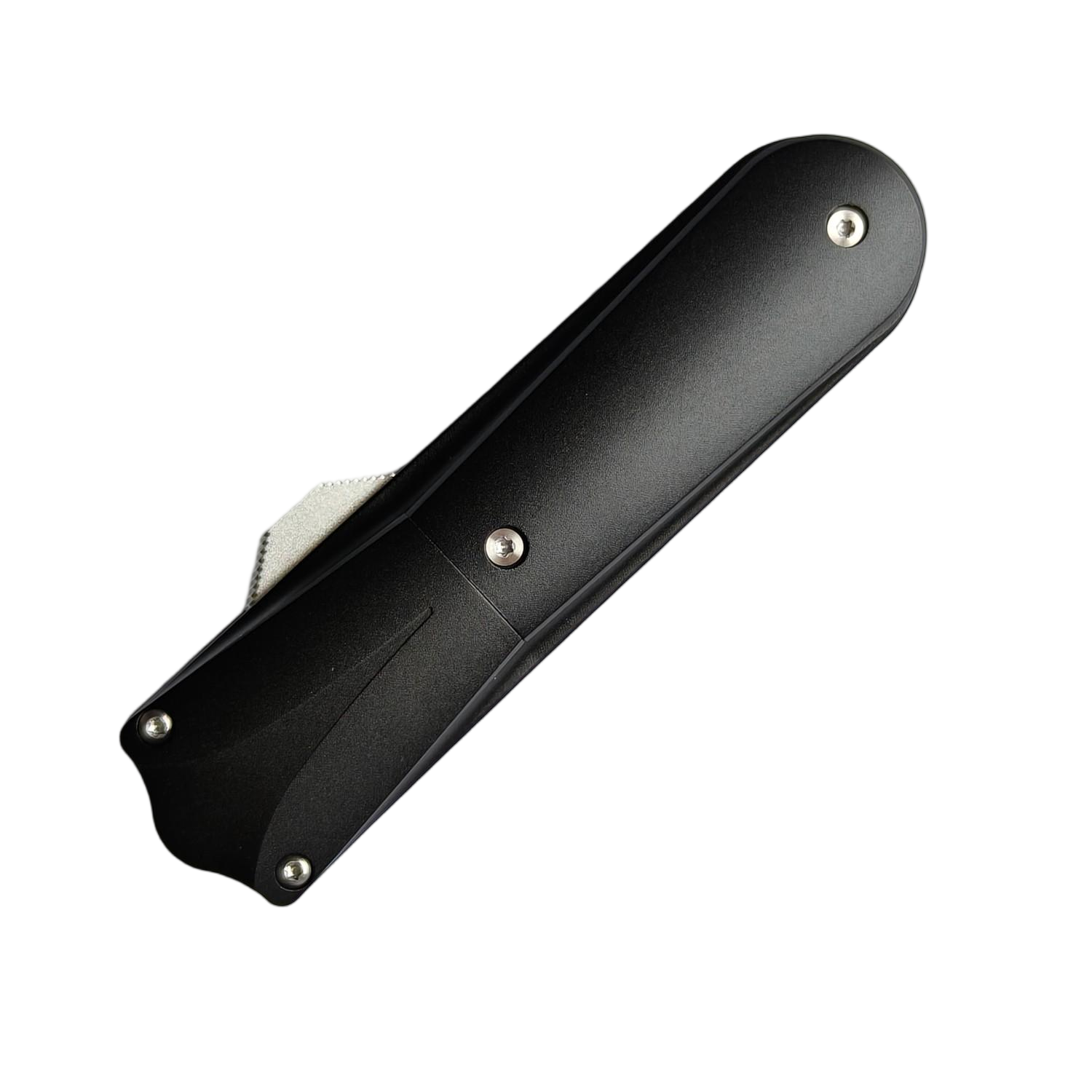 Sao Knife OTF Knife CPM-20CV Blade Aluminum Handle Mammoth ivory Patch