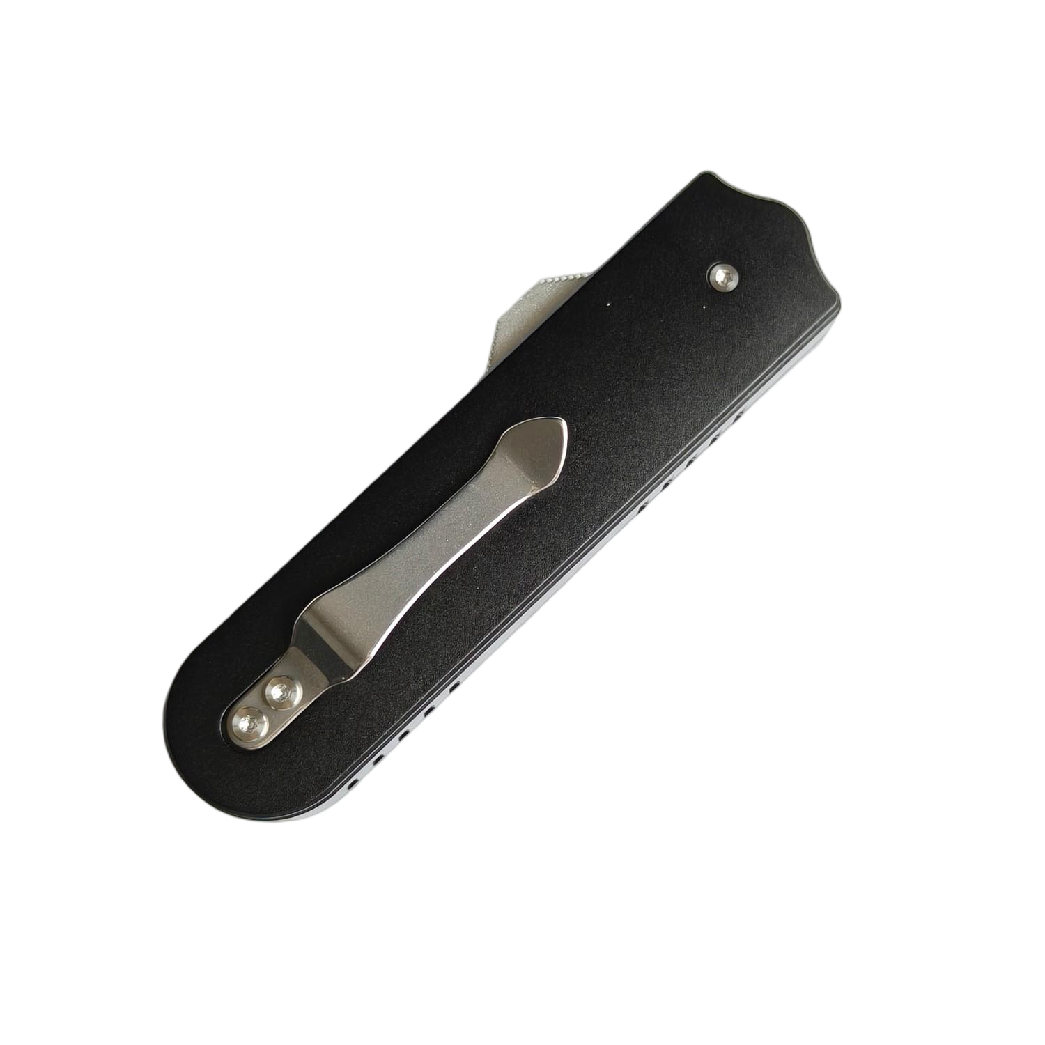 Sao Knife OTF Knife CPM-20CV Blade Aluminum Handle Mammoth ivory Patch