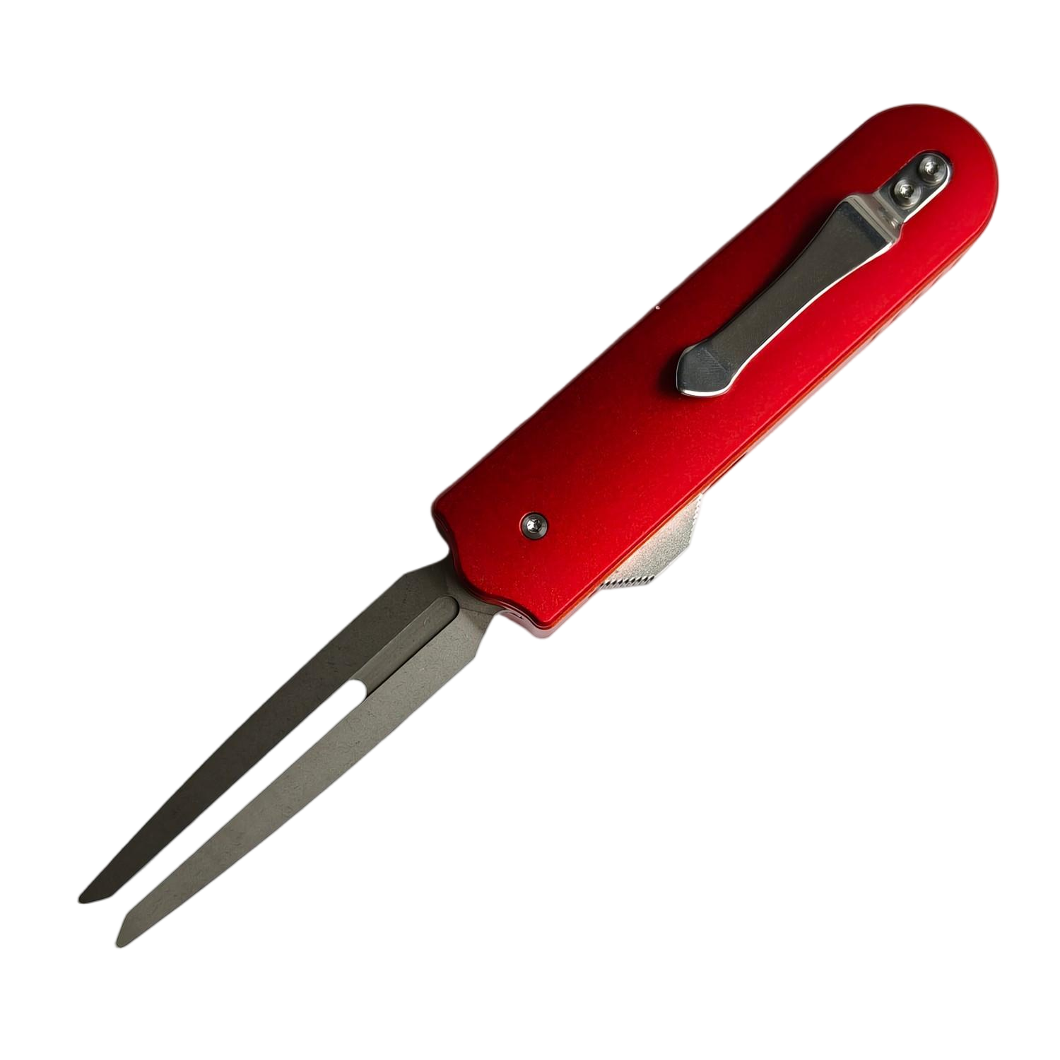 Sao Knife OTF Knife Fork 14C28N Blade Aluminum Handle Bone Patch