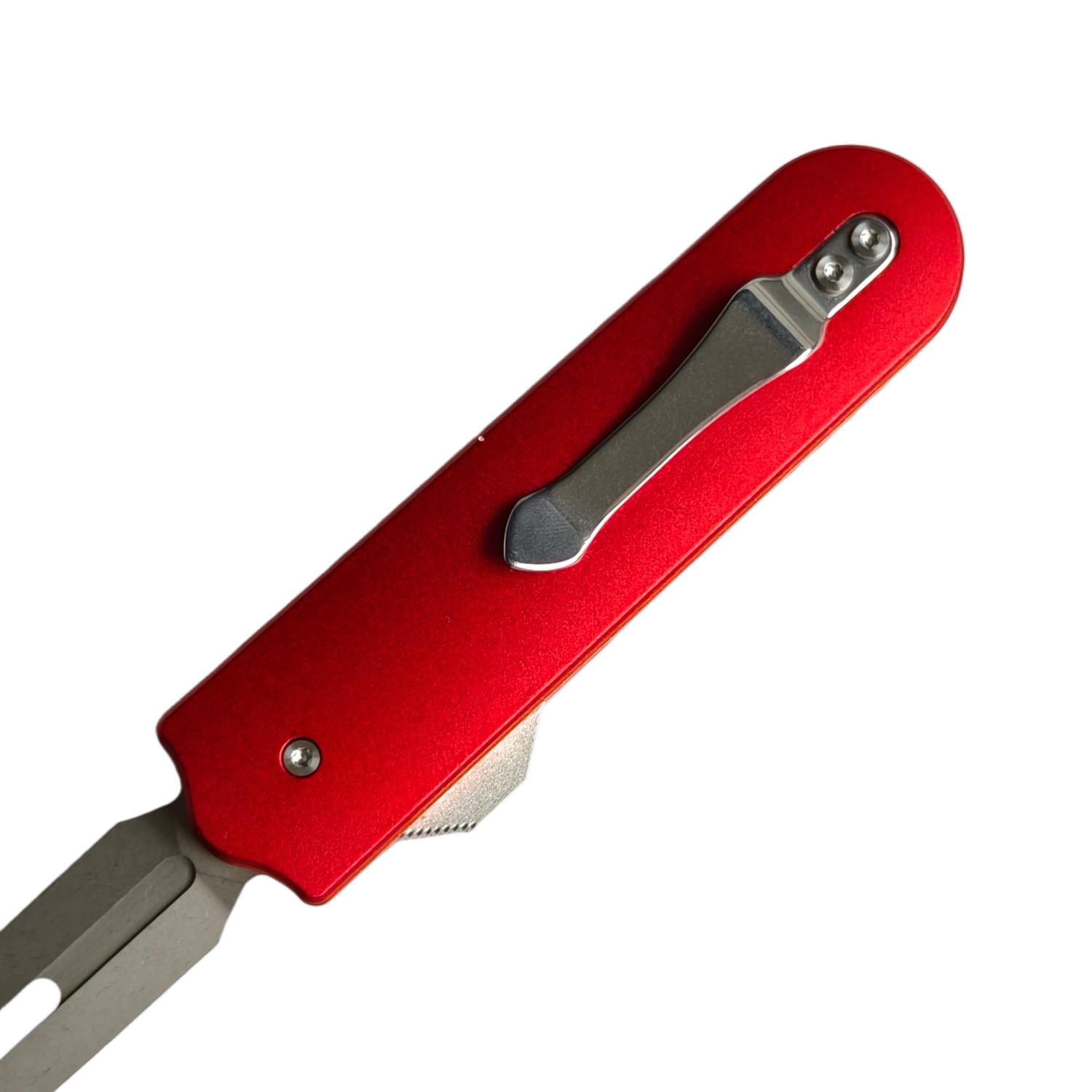 Sao Knife OTF Knife Fork 14C28N Blade Aluminum Handle Bone Patch